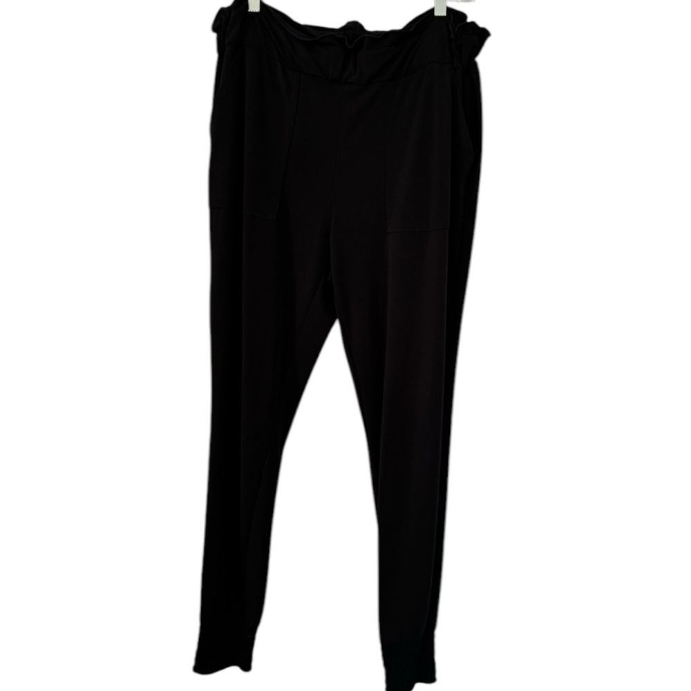 Express Womens pull on jogger Pants Size m Black Stretch Size Medium Pockets